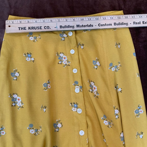 Gap Floral MIDI Skirt Sz 10 - Picture 5 of 7